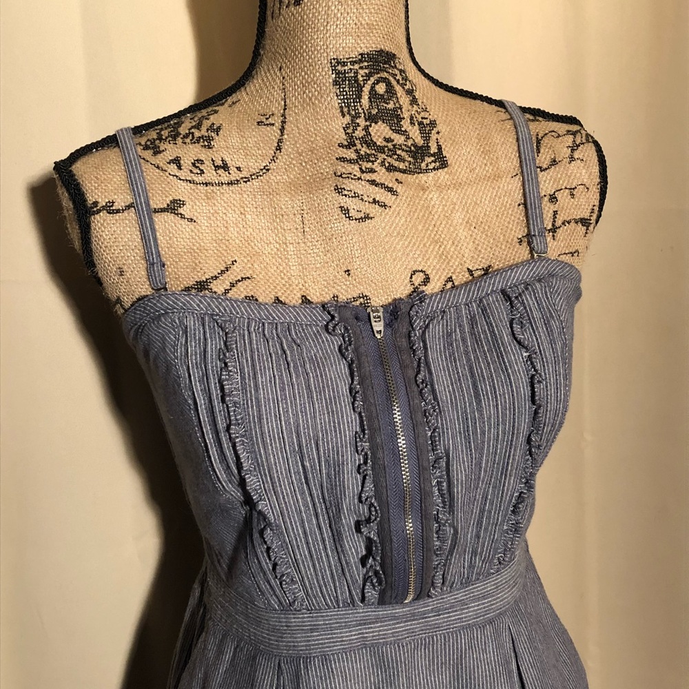 DKNY Jeans Stretch Corset Denim Dress Small
